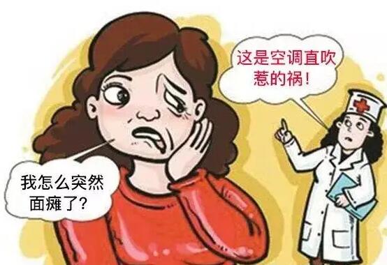 中醫體(ti) 質辨識係統提醒熱熟了，要小心開空調！當心臉癱……